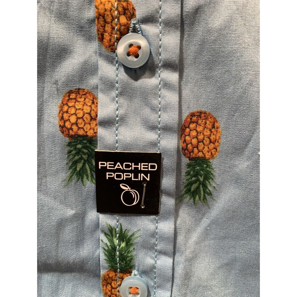 Drill Clothing Geometrix Peached Poplin Stretch S Pineapples NEW $52. Retail - Picture 2 of 16